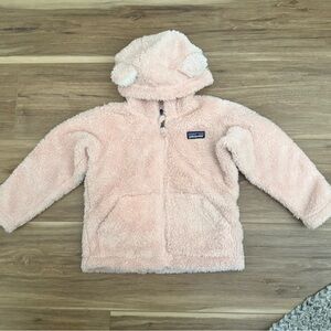 Patagonia pink furry fleece Jacket